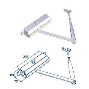 Доводчик рычажный для калитки (DOORMAX), DH25153
